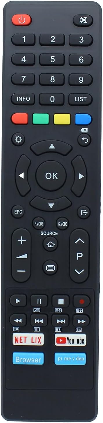 Remote Control Replacement for Bauhn HD Smart TV ATV40FHDS-0320 ATV32HDS-0420 ATV40FHDS-0720 ATV32HDS-1020 ATV40FHDS-1220