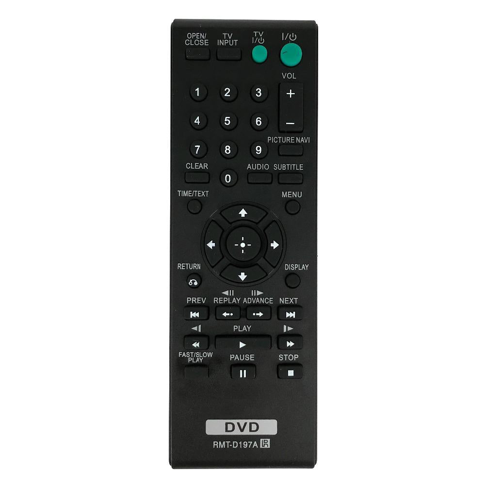 RMT-D197A Remote Replacement For Sony  DVD CD DVP-SR110 DVP-SR11