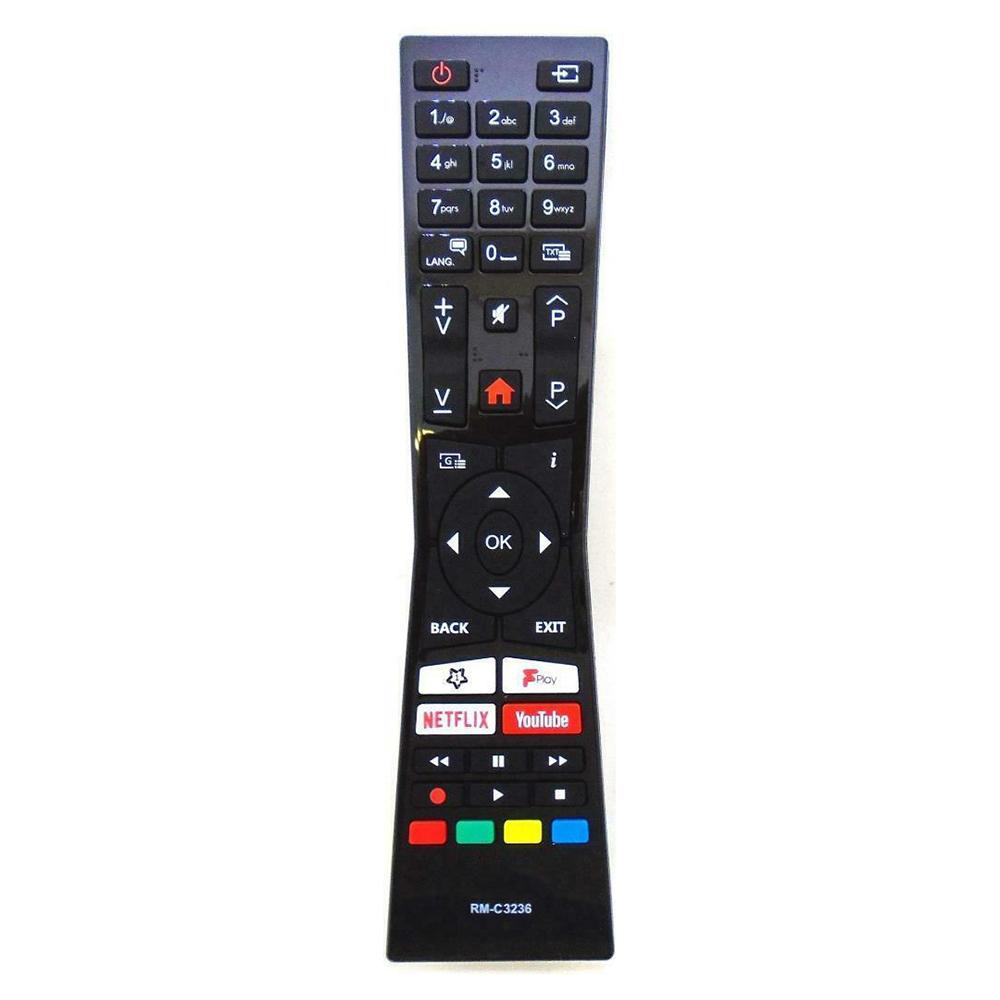 RM-C3236 RM-3338 Remote Replacement For JVC LT-24C685 LT-24C686 DEL HD Smart TV