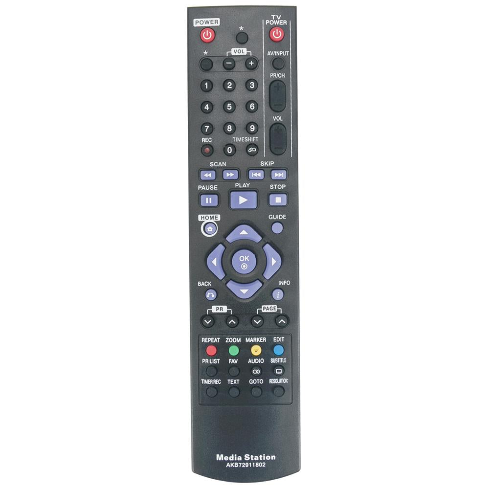 AKB72911802 Media Station Remote Replacement for LG HDD RECORDER MS408D