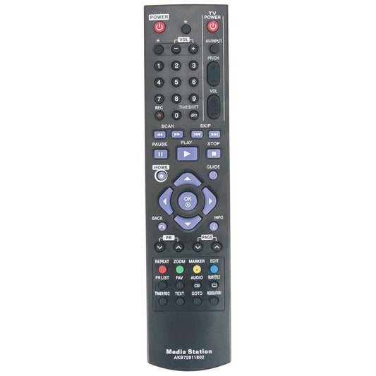 AKB72911802 Media Station Remote Replacement for LG HDD RECORDER MS408D