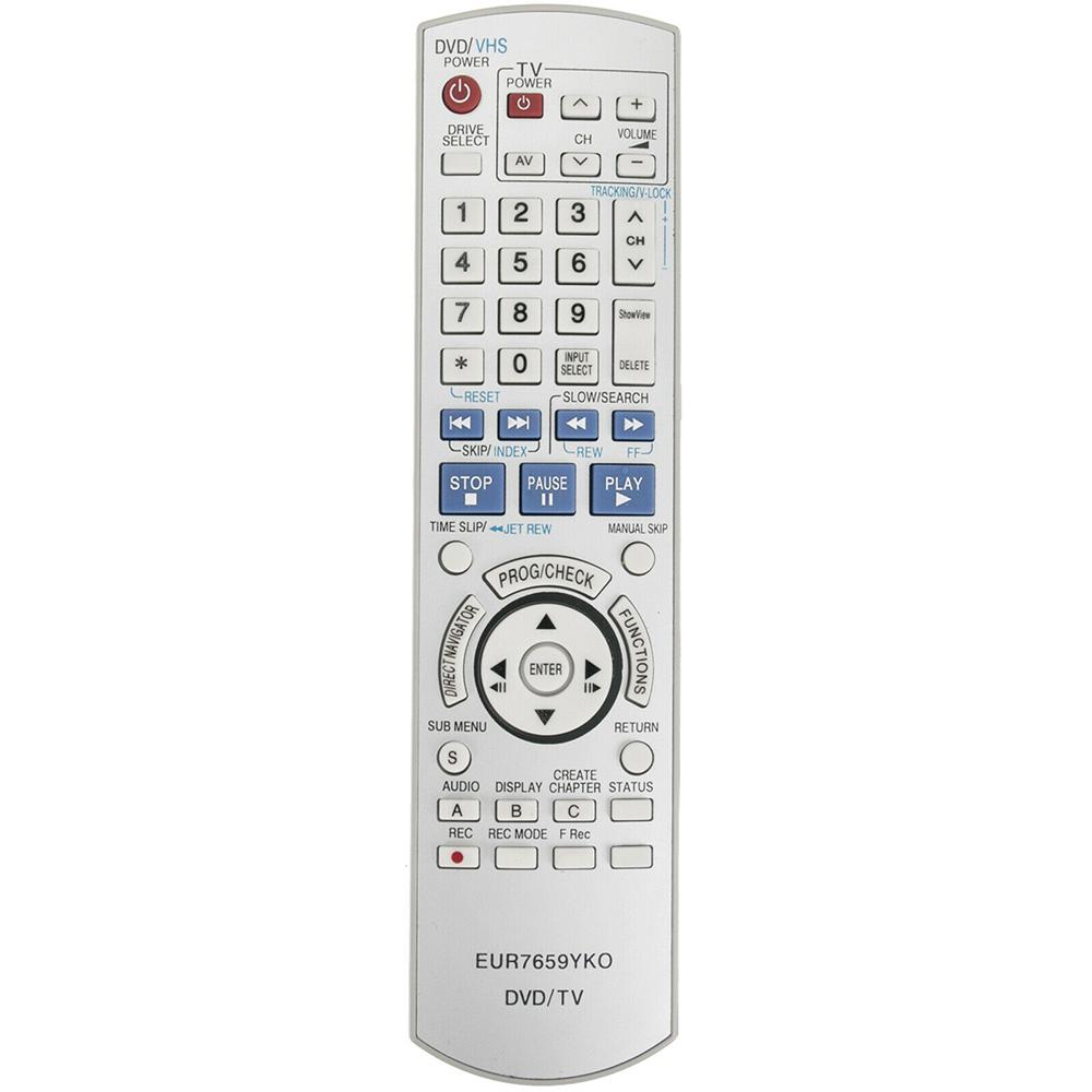 EUR7659YKO Remote Replacement for Panasonic DVD/TV DMR-ES15 DMR-ES30V