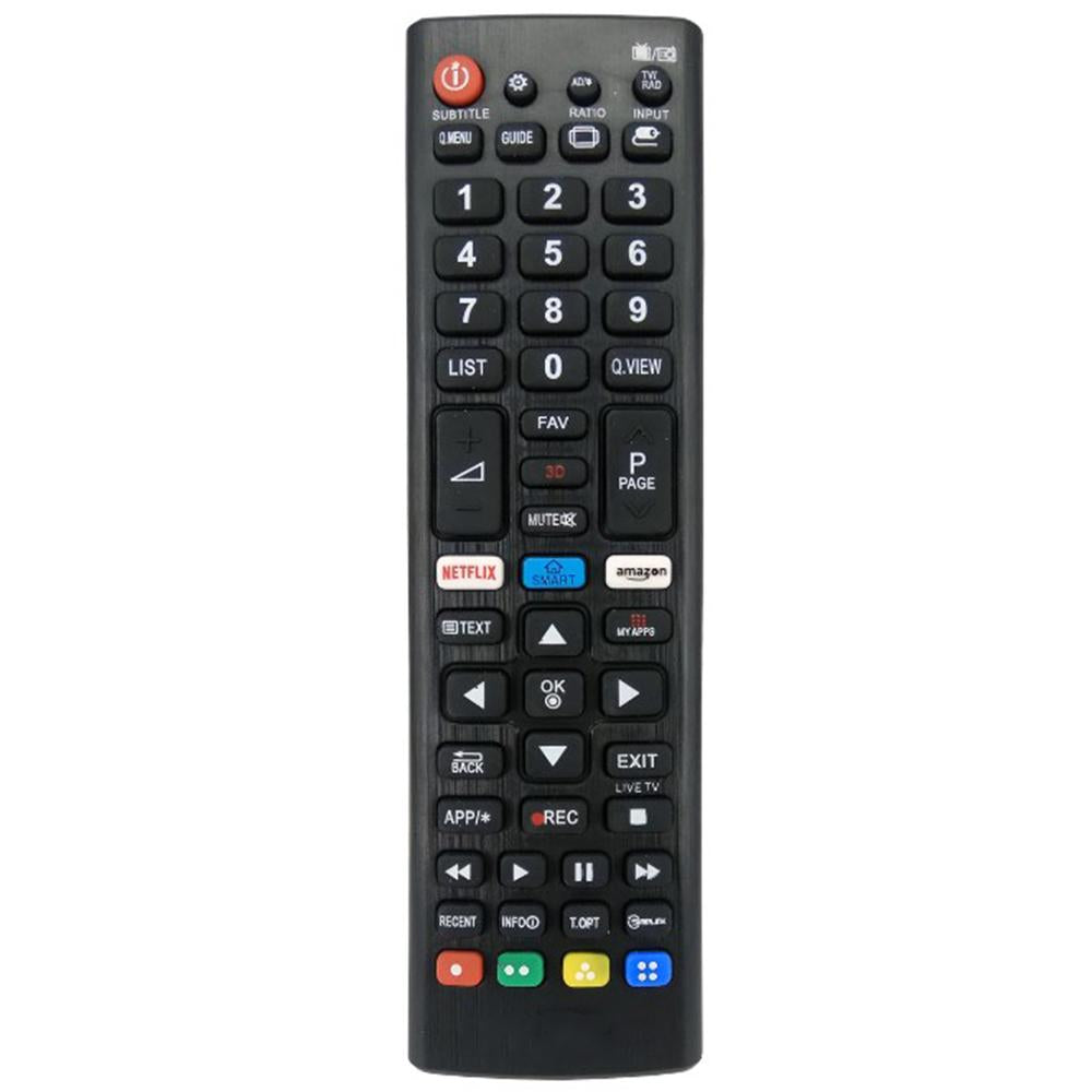 AKB75095307 Remote Control Replacement for Lg Uhd Smart Tv With Netflix Amazon Key 43lj 43uj 55lj